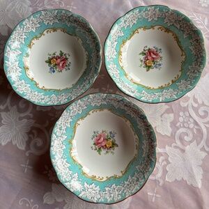 Royal Albert Enchantment Set of 3 Cereal Bowls